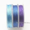 Blue - Purple Colours Polyester Thread Pack