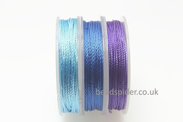 Blue - Purple Colours Polyester Thread Pack