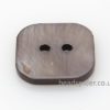 Natural Grey Shell Square Buttons