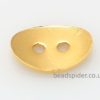 Gold Plated Oval Buttons