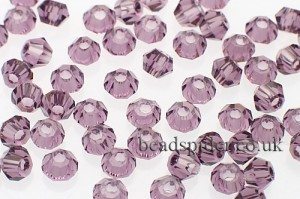 CBI435 Deep Purple Bi-cone  x 50