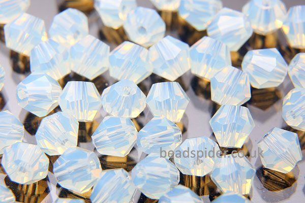 CBI555 Opalite Bi-cone  x 30