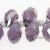 Amethyst AB Coated Crystal Drop
