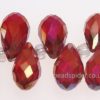Ruby AB Coated Crystal Drop