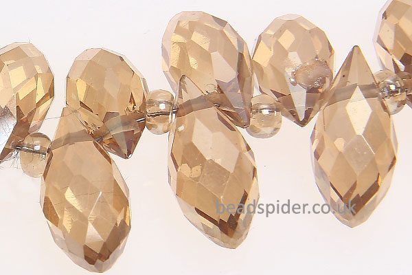 Champagne Gold Crystal Drop