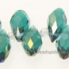 Emerald AB Coated Crystal Drop