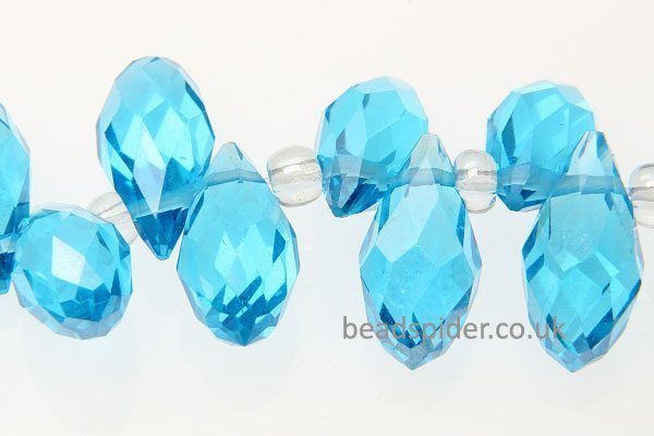 Azure Blue Crystal Drop