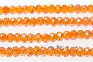 Tangerine AB Coated Crystal Donut