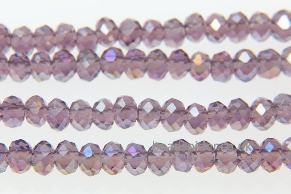 Deep Magenta AB Coated Crystal Donut