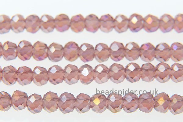 Amethyst AB Coated Crystal Donut
