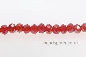 Ruby AB Coated Crystal Donut