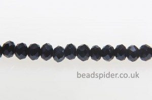 Midnight Blue AB Coated Crystal Donut