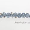 Steel Blue AB Coated Crystal Donut