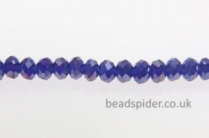 Cobalt Blue AB Coated Crystal Donut