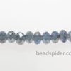 Steel Blue AB Coated Crystal Donut