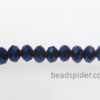 Electric Blue AB Coated Crystal Donut