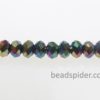 Purple Iris AB Coated Crystal Donut