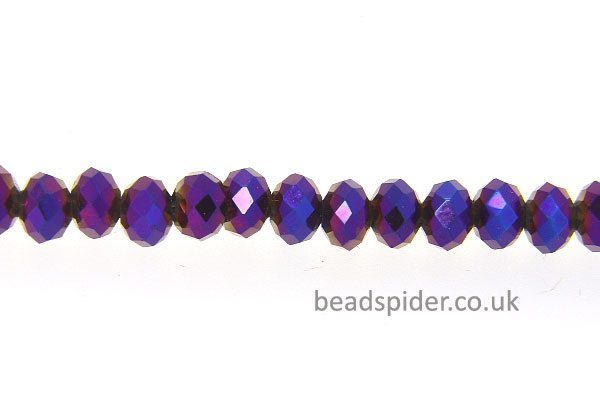 Electric Purple Crystal Donut
