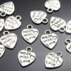 "Made With Love" Heart Charm