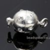 Magnetic Crystal Studded Ball Clasp