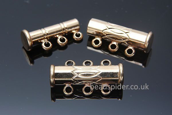 Magnetic 3 Strand Barrel Clasp