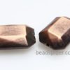 Copper Facetted Trapezoid Spacer