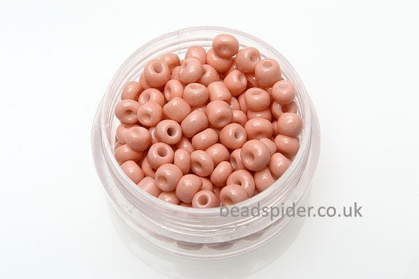 Salmon Seed Beads