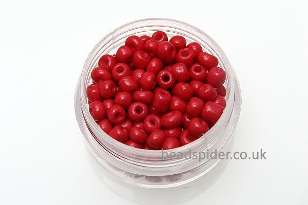 Red Seed Beads