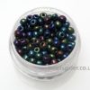 Lustre Peacock Seed Beads