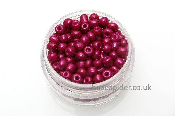 Cerise Seed Beads