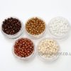 Bronze-Cream Colours Seed Bead Pack 