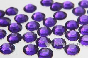 Royal Purple Glue-On Crystals