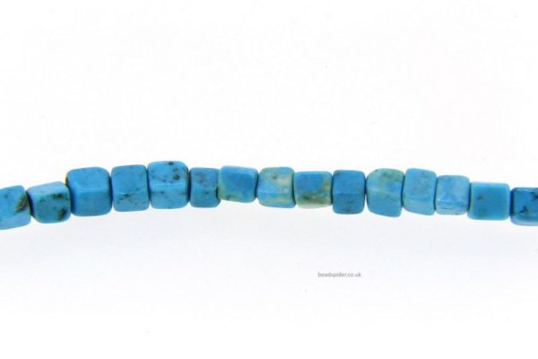 Stable Turquoise 4mm Cubes