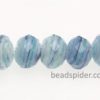 Royal Blue Aqua and White Jupiter Swirl