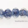 Royal Blue Black and White with Silver Shimmer-dust