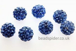 Wedgewood Blue Sparkle Ball