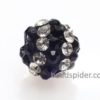 Crystal and Black Sparkle Ball