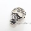 Crystal Silver Sparkle Skull