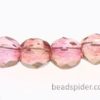 Lustre Topaz Pink Czech Glass