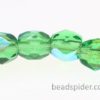 Forest Green AB Czech Glass