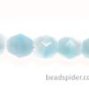 Blue Cryatal Hurricane Czech Glass