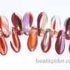 Burnt Sienna AB Czech Glass