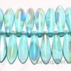 Marine Turquoise AB Czech Glass