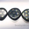 Grey Picasso with Spot Czech Glass