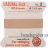 Nude 100% Silk Knotting Thread size 2