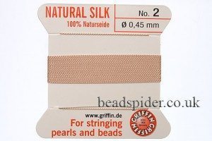 Nude 100% Silk Knotting Thread size 2