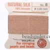 Nude 100% Silk Knotting Thread size 8