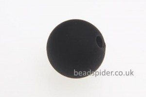 Black Satin Solaris Bead