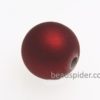 Red Satin Solaris Bead