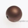 Brown Satin Solaris Bead